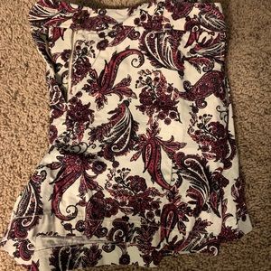 SIZE 16 Loft Chino Short 5’ Paisley